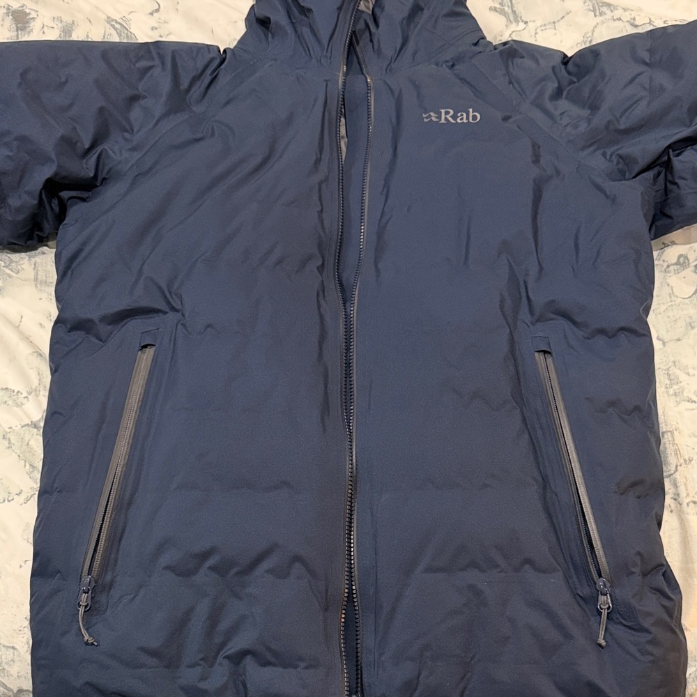 Rab Valience Waterproof Down Jacket - Medium Deep Ink